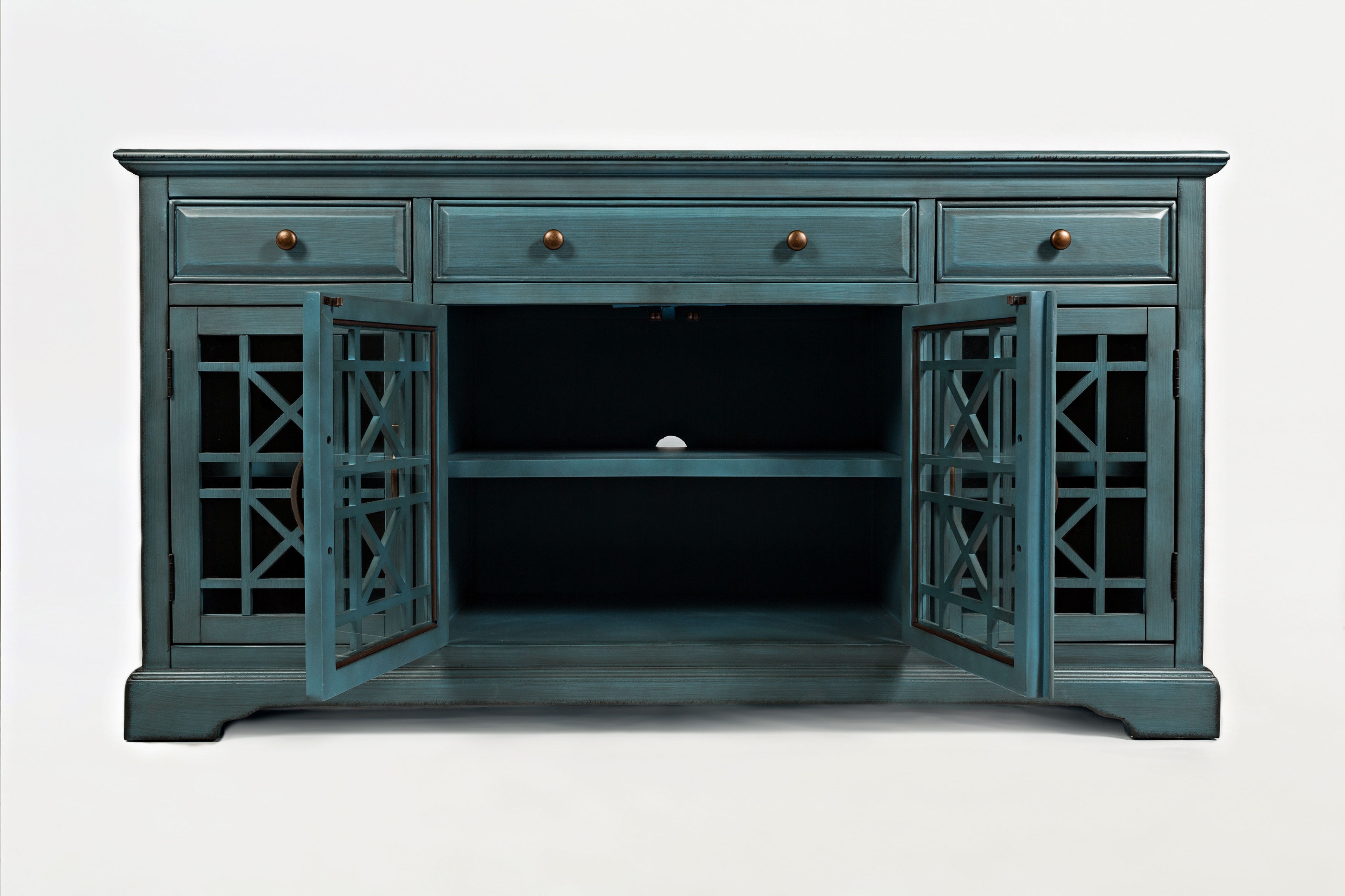 Belle blue 70 inch tv stand online